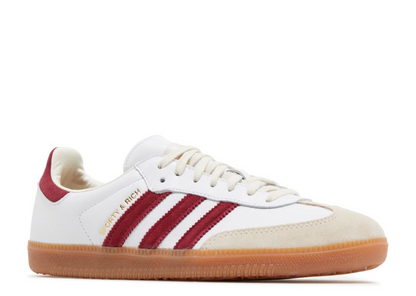 Samba OG – Sneakers « Sporty and Rich x Samba White Core Burgundy »