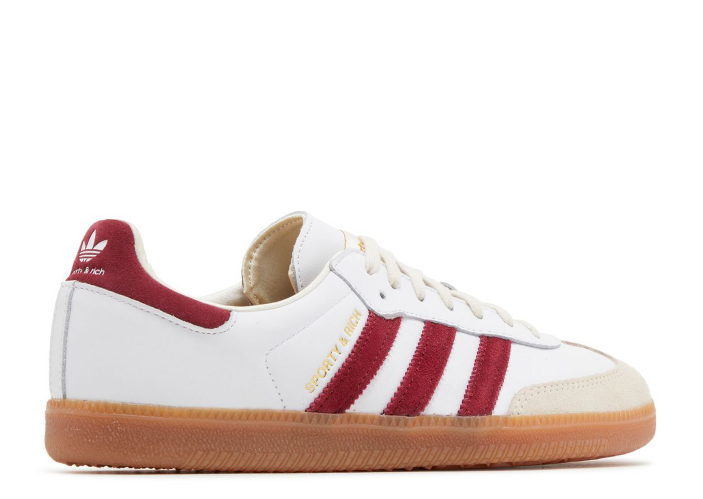 Samba OG – Sneakers « Sporty and Rich x Samba White Core Burgundy »